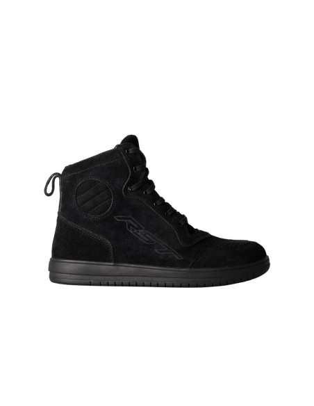 Bottes moto femme RST Hi-Top - Suède Noir