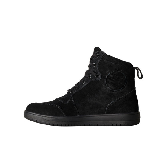 Bottes moto femme RST Hi-Top - Suède Noir
