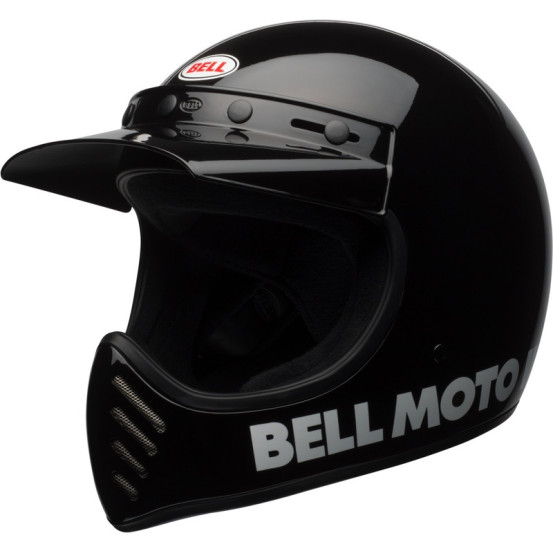 Casque intégral Bell Moto-3 Classic - Noir Brillant