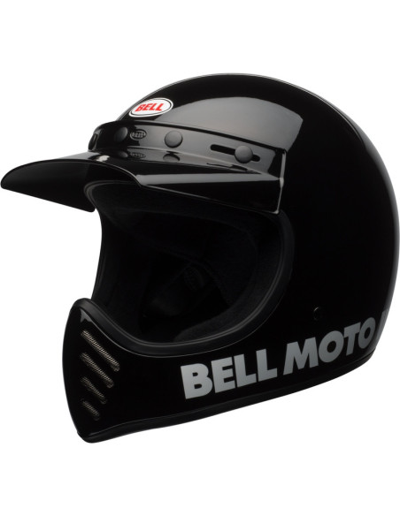 Casque intégral Bell Moto-3 Classic - Noir Brillant