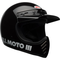 Casque intégral Bell Moto-3 Classic - Noir Brillant 2