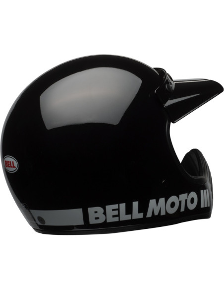 Casque intégral Bell Moto-3 Classic - Noir Brillant