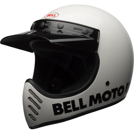 Casque intégral Bell Moto-3 Classic - Blanc