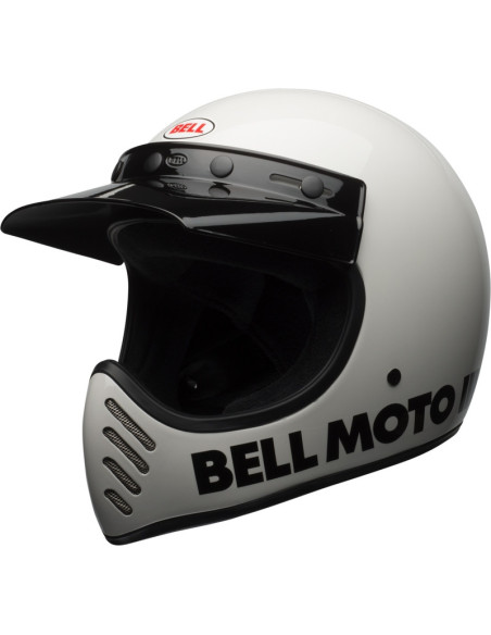 Casque intégral Bell Moto-3 Classic - Blanc