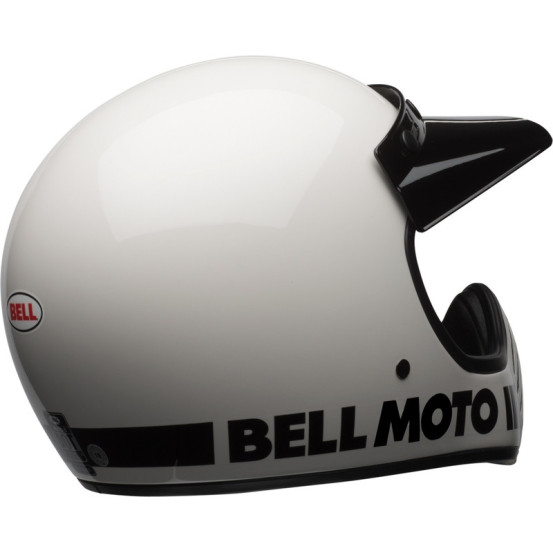 Casque intégral Bell Moto-3 Classic - Blanc