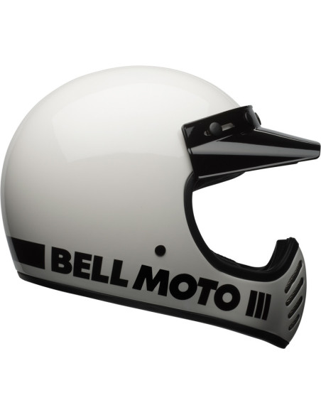 Casque intégral Bell Moto-3 Classic - Blanc