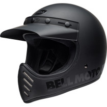 Casque intégral Bell Moto-3 Classic Blackout - Noir