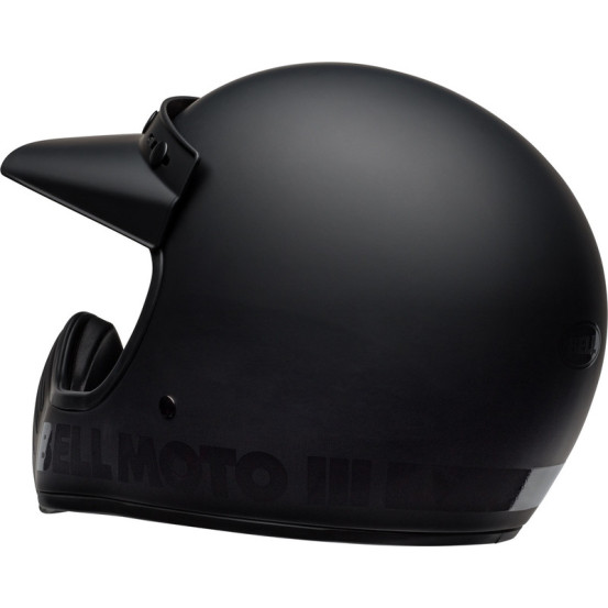 Casque intégral Bell Moto-3 Classic Blackout - Noir