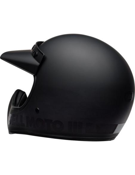 Casque intégral Bell Moto-3 Classic Blackout - Noir