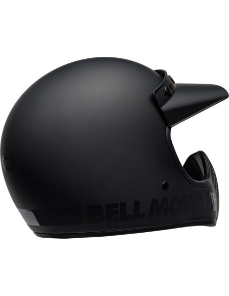 Casque intégral Bell Moto-3 Classic Blackout - Noir