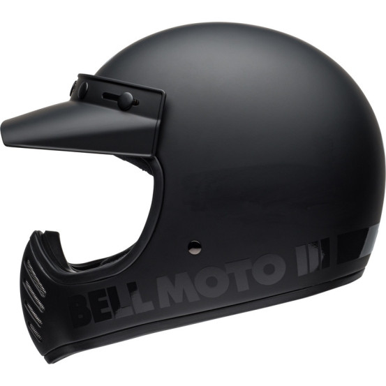 Casque intégral Bell Moto-3 Classic Blackout - Noir
