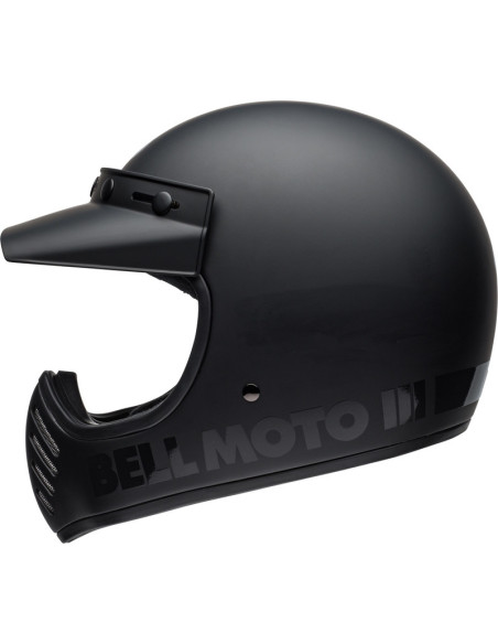 Casque intégral Bell Moto-3 Classic Blackout - Noir