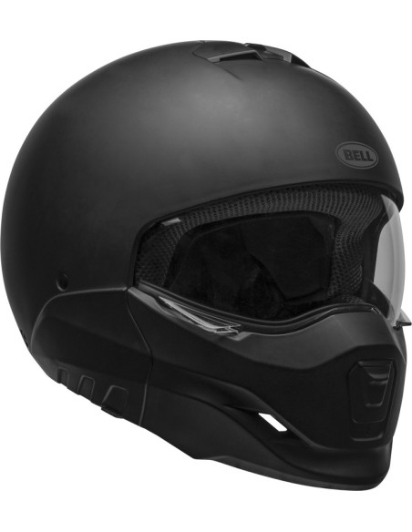 Casque modulable Bell Broozer Solid - Noir Mat