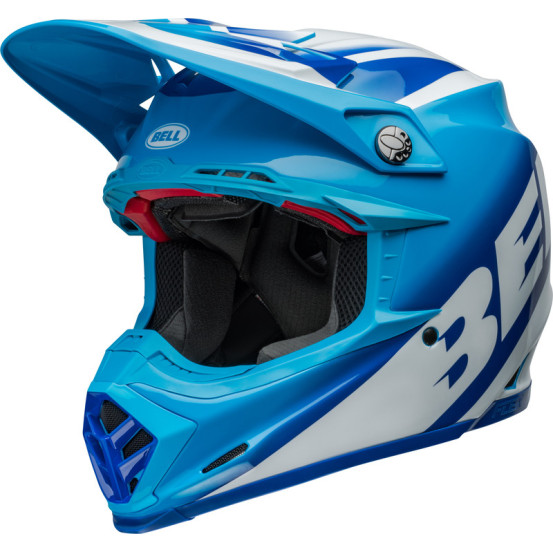 Casque cross Bell 2024 Moto-9S Flex Rail - Bleu