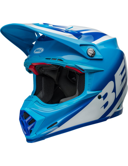 Casque cross Bell 2024 Moto-9S Flex Rail - Bleu