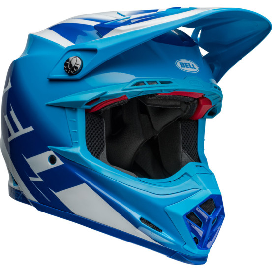 Casque cross Bell 2024 Moto-9S Flex Rail - Bleu