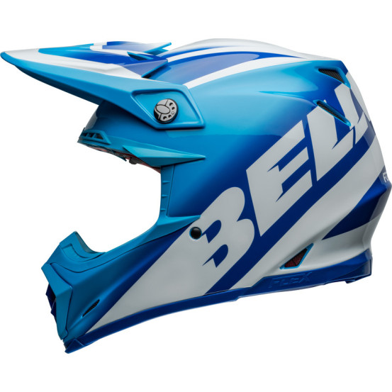 Casque cross Bell 2024 Moto-9S Flex Rail - Bleu