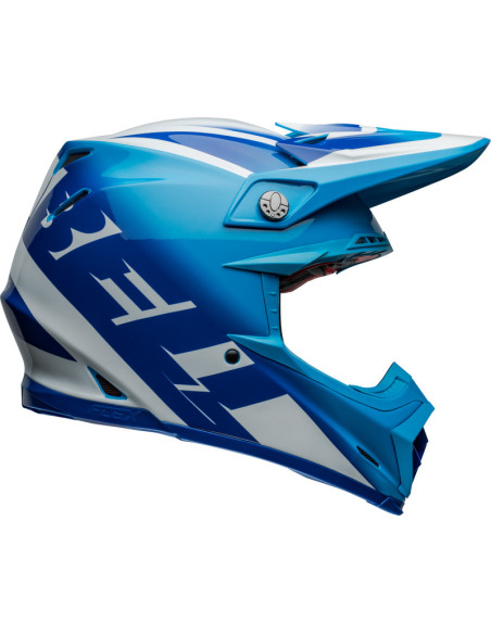 Casque cross Bell 2024 Moto-9S Flex Rail - Bleu