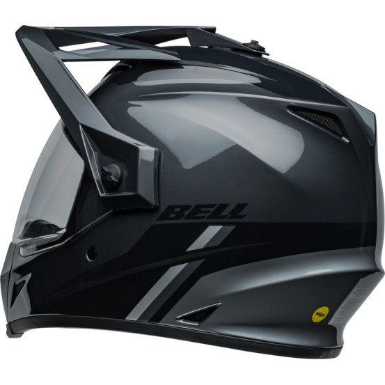 Casque cross Bell 2024 MX-9 Adventure MIPS Alpine - Gris Charcoal Argent