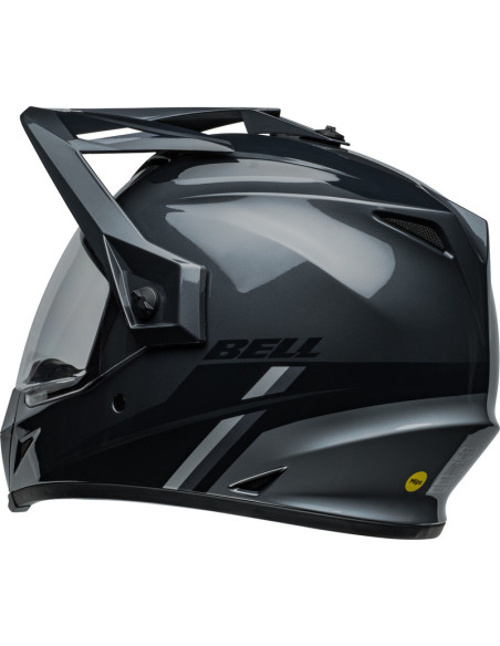 Casque cross Bell 2024 MX-9 Adventure MIPS Alpine - Gris Charcoal Argent