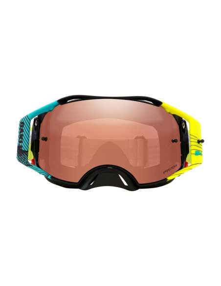 Masque cross OAKLEY Airbrake MX Jeffrey Herlings Signature Bleu Noir - Écran Prizm Mx Noir Iridium