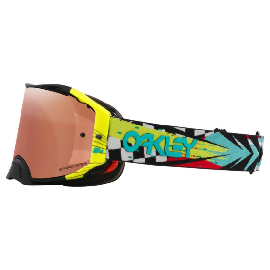Masque cross OAKLEY Airbrake MX Jeffrey Herlings Signature Bleu Noir - Écran Prizm Mx Noir Iridium