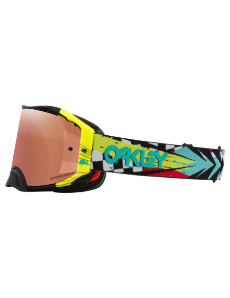 Masque cross OAKLEY Airbrake MX Jeffrey Herlings Signature Bleu Noir - Écran Prizm Mx Noir Iridium