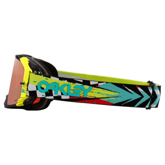 Masque cross OAKLEY Airbrake MX Jeffrey Herlings Signature Bleu Noir - Écran Prizm Mx Noir Iridium