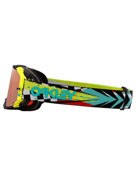 Masque cross OAKLEY Airbrake MX Jeffrey Herlings Signature Bleu Noir - Écran Prizm Mx Noir Iridium