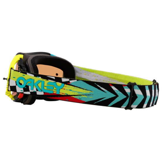 Masque cross OAKLEY Airbrake MX Jeffrey Herlings Signature Bleu Noir - Écran Prizm Mx Noir Iridium