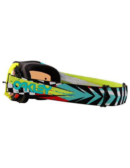 Masque cross OAKLEY Airbrake MX Jeffrey Herlings Signature Bleu Noir - Écran Prizm Mx Noir Iridium