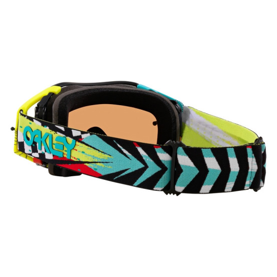 Masque cross OAKLEY Airbrake MX Jeffrey Herlings Signature Bleu Noir - Écran Prizm Mx Noir Iridium