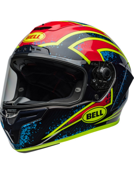 Casque intégral Bell RACE STAR DLX FLEX - Bleu Rouge