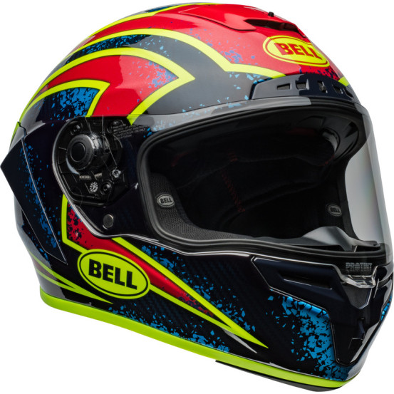 Casque intégral Bell RACE STAR DLX FLEX - Bleu Rouge