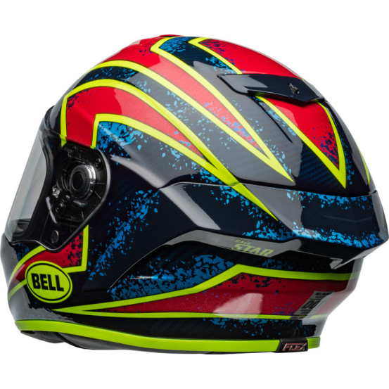 Casque intégral Bell RACE STAR DLX FLEX - Bleu Rouge