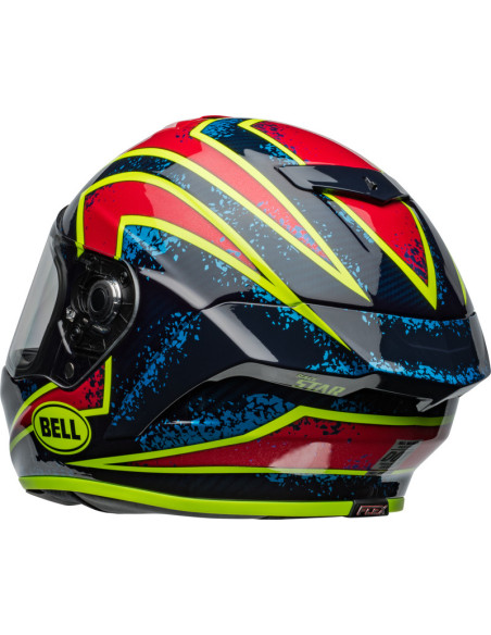 Casque intégral Bell RACE STAR DLX FLEX - Bleu Rouge