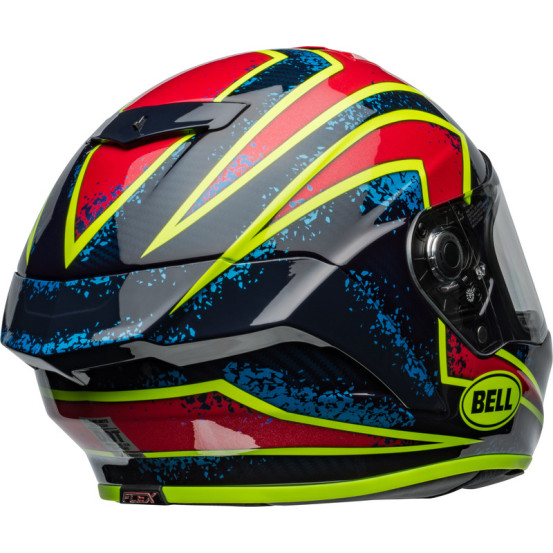 Casque intégral Bell RACE STAR DLX FLEX - Bleu Rouge