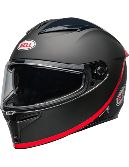 Casque moto intégral Bell Lithium MIPS Hartluck - Noir Mat Rouge