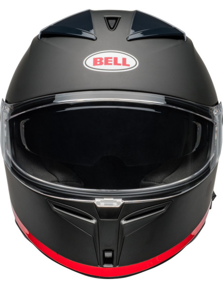 Casque moto intégral Bell Lithium MIPS Hartluck - Noir Mat Rouge