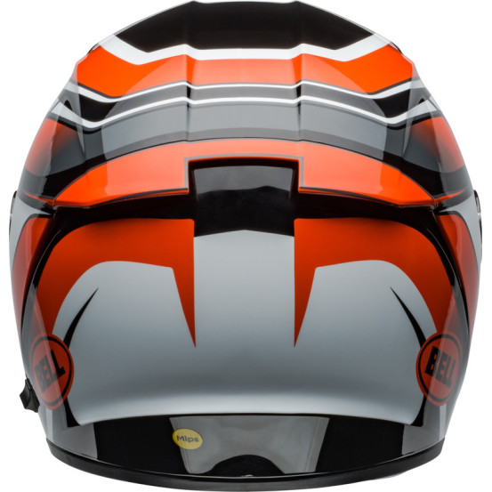 Casque moto intégral Bell Lithium MIPS Podium - Noir Orange