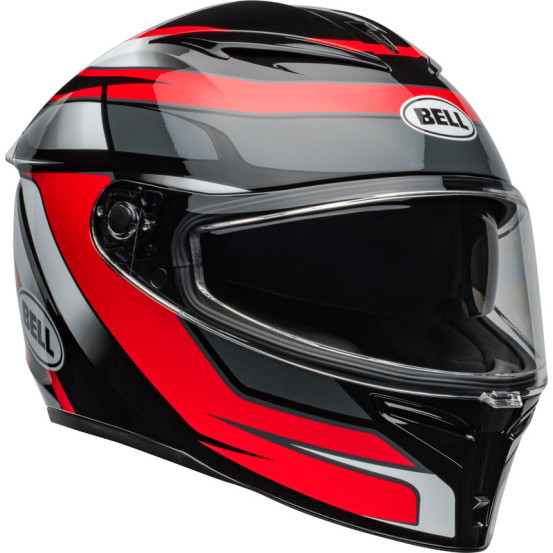 Casque moto intégral Bell Lithium MIPS Podium - Noir Rouge