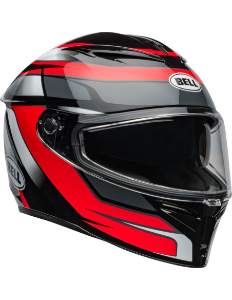 Casque moto intégral Bell Lithium MIPS Podium - Noir Rouge