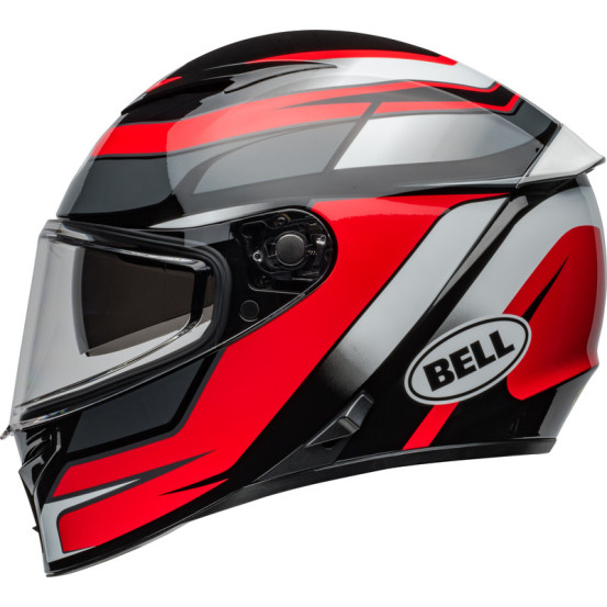 Casque moto intégral Bell Lithium MIPS Podium - Noir Rouge