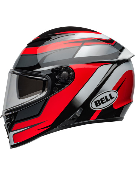 Casque moto intégral Bell Lithium MIPS Podium - Noir Rouge
