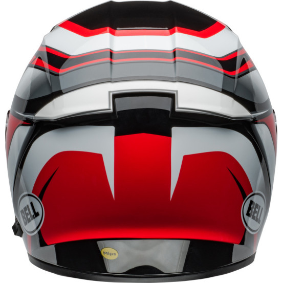 Casque moto intégral Bell Lithium MIPS Podium - Noir Rouge