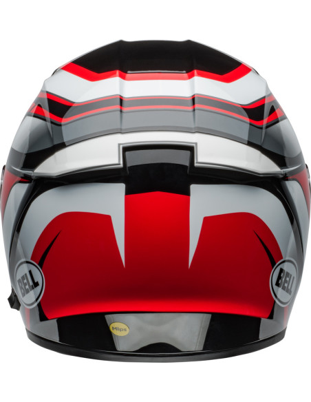 Casque moto intégral Bell Lithium MIPS Podium - Noir Rouge