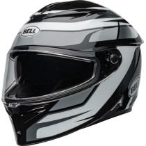 Casque moto intégral Bell Lithium MIPS Podium - Noir Blanc