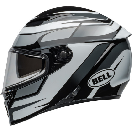 Casque moto intégral Bell Lithium MIPS Podium - Noir Blanc