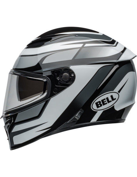 Casque moto intégral Bell Lithium MIPS Podium - Noir Blanc