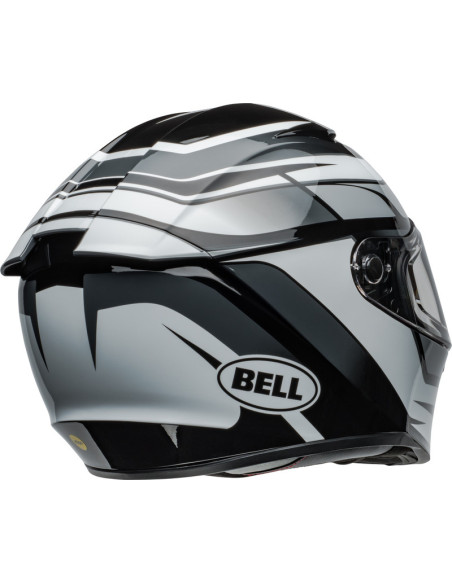 Casque moto intégral Bell Lithium MIPS Podium - Noir Blanc